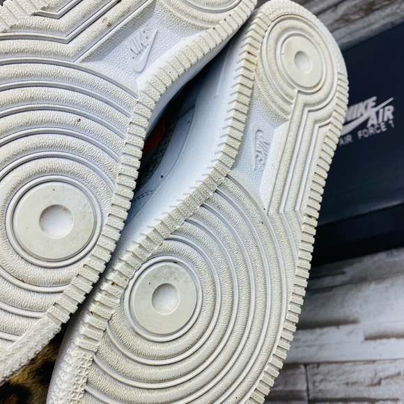 Air Force 1 youth size 4.5 boys white orange tag - Picture 6 of 8